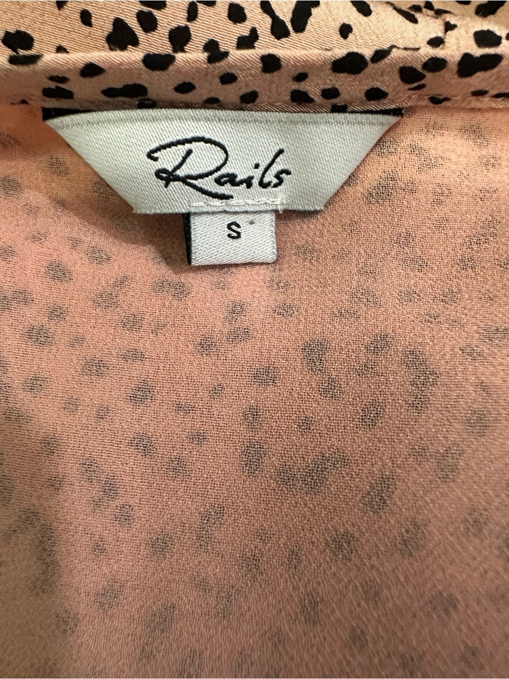 Rails “Frida” Midi “Rose Spotted” Buttoned Down Dress Sz S - Picture 6 of 7